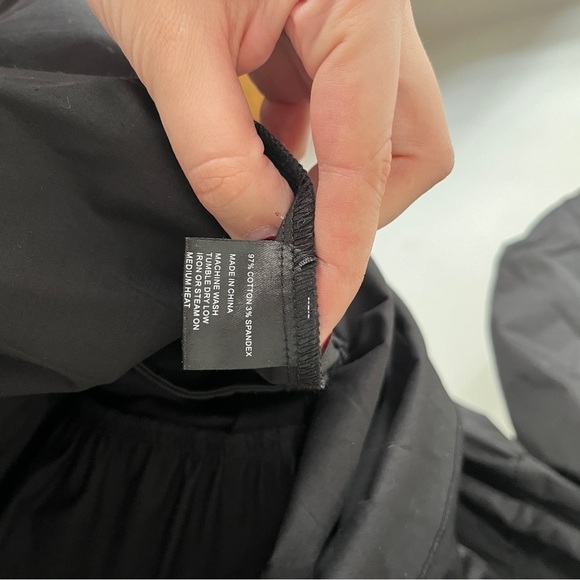 Cynthia Rowley Kasbah Black Cotton Mini Tier Dress Sz M Retail $425 - Picture 5 of 6